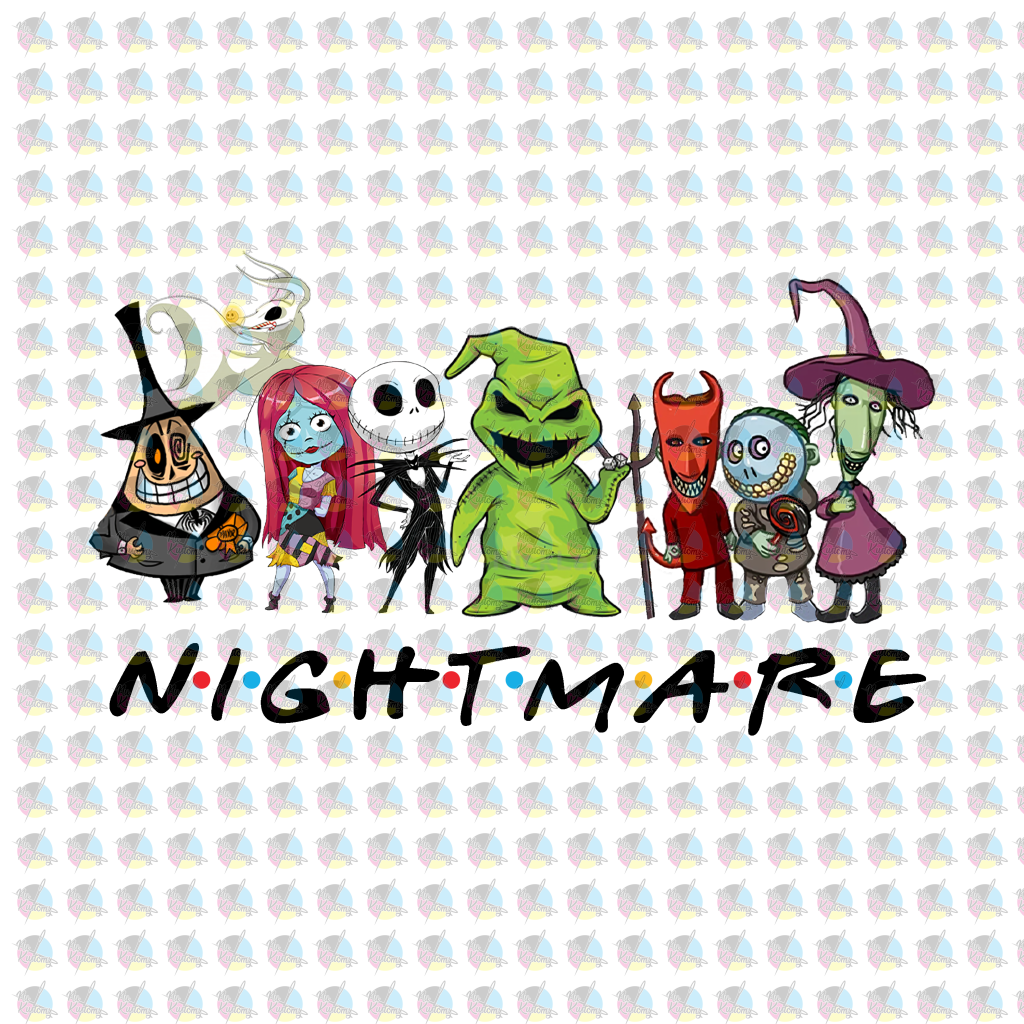 Pre-Order Nightmare Glitter Dream Transfer Screen Print