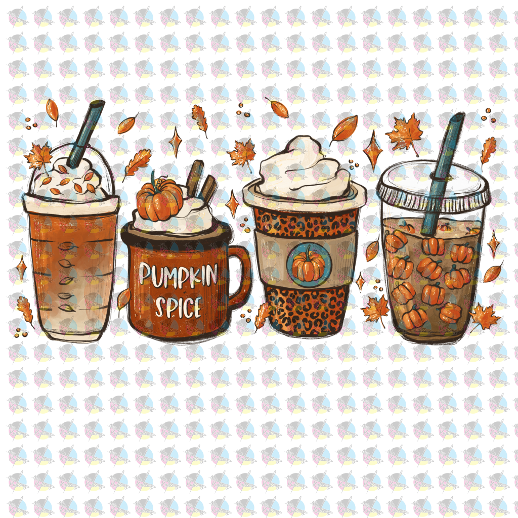 Pre-Order Pumpkin Spice Latee Glitter Dream Transfer