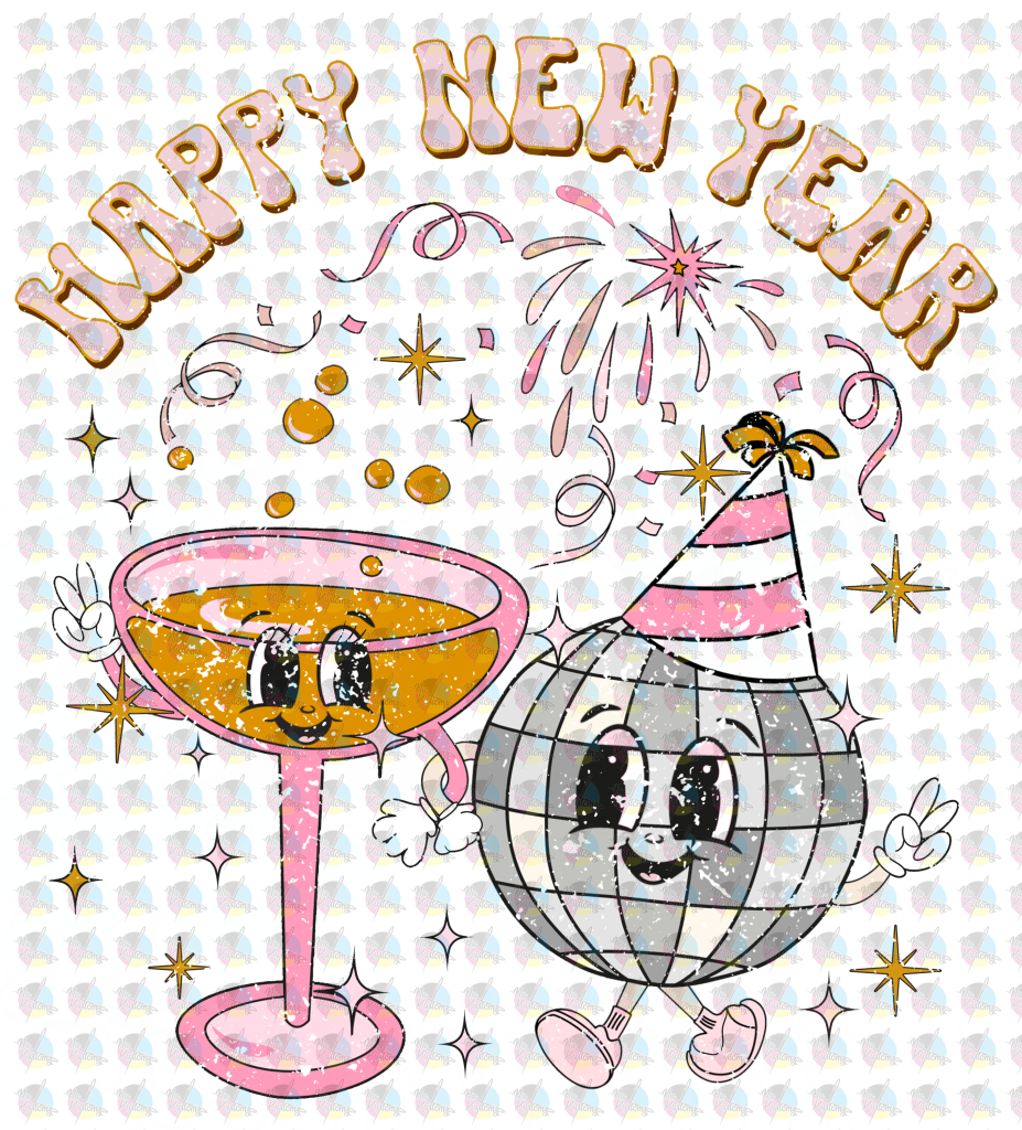 Pre-Order Retro Mascot Happy New Years Non-Dream Transfer