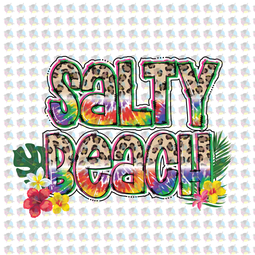 Pre-Order Salty Beach Glitter Dream Transfer Screen Print