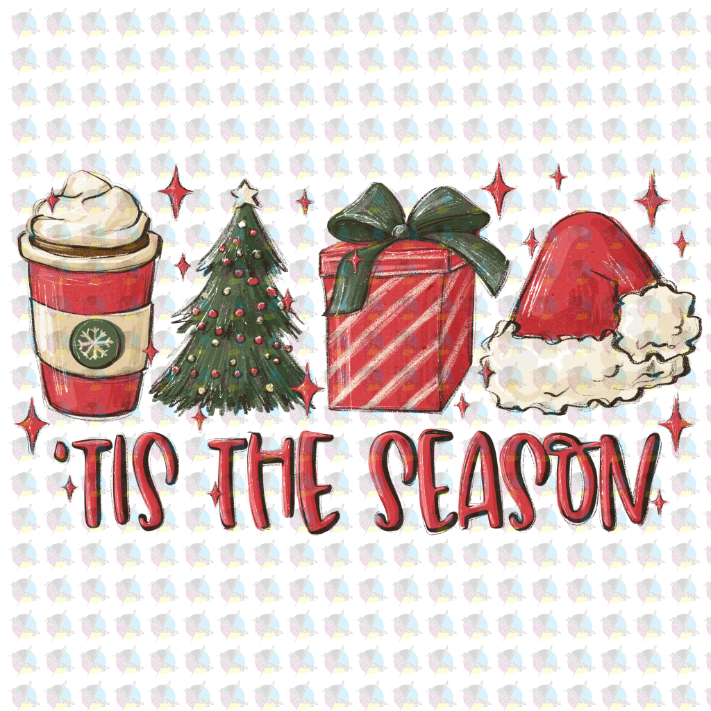 Pre-Order Tiss The Season Coffee Tree Gift Hat Non-Glitter Dream Transfers