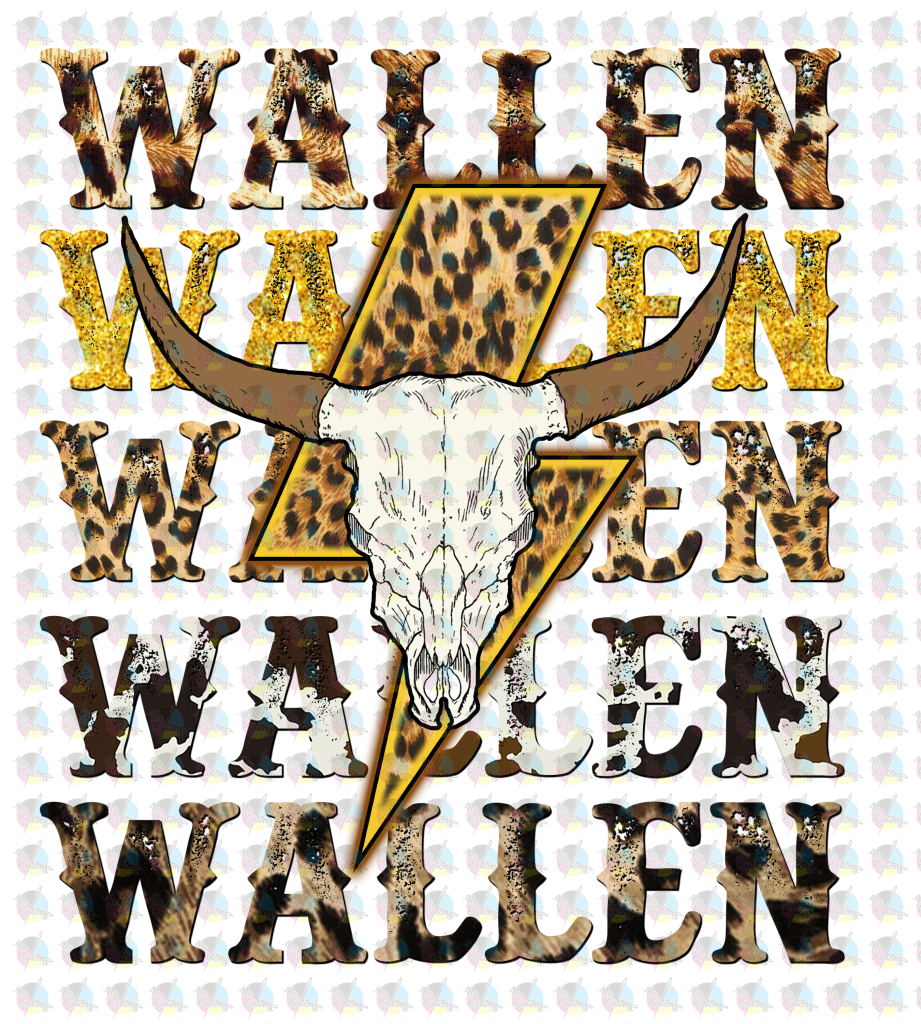 Pre-Order Wallen Long Horn Skull Non-Dream Transfer