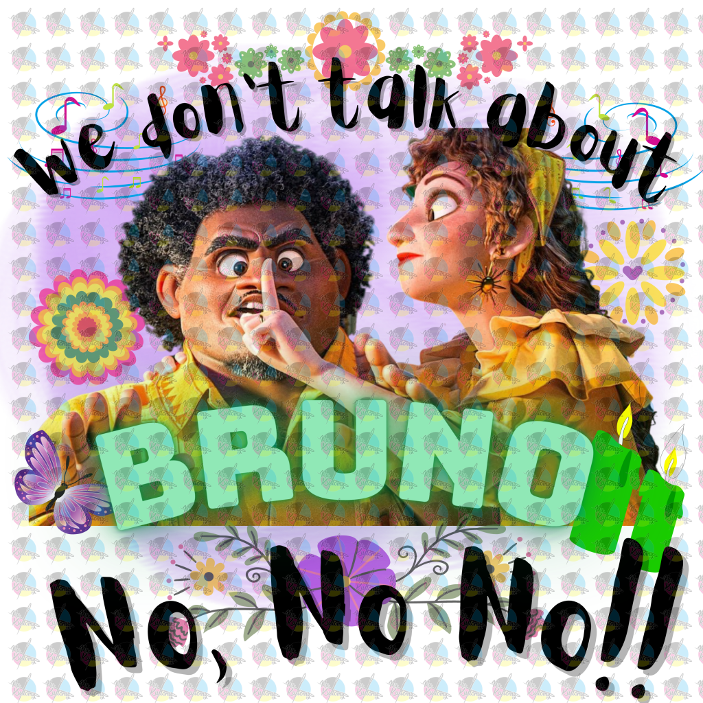 Pre-Order We Dont Talk About Bruno No Glitter Dream Transfer Screen Print