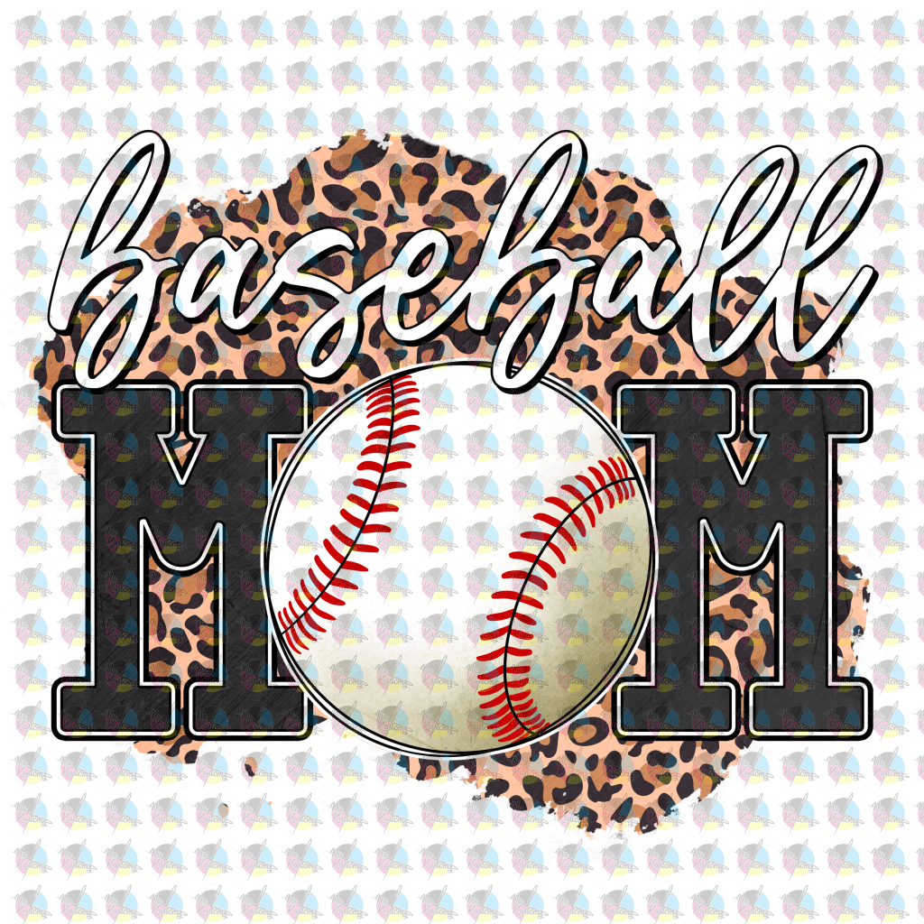 Baseball Mom or Other Name - Glitter