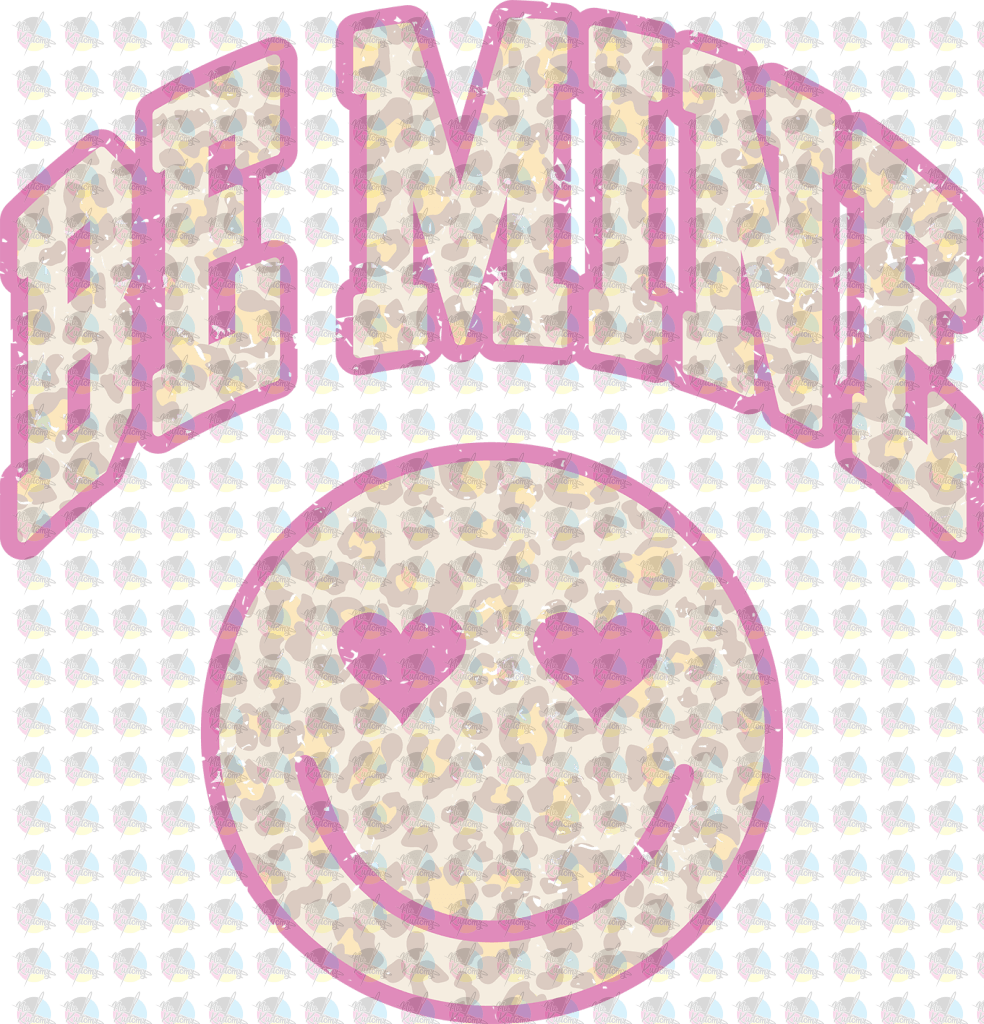 Rts Be Mine Smiley Glitter Dream Transfer