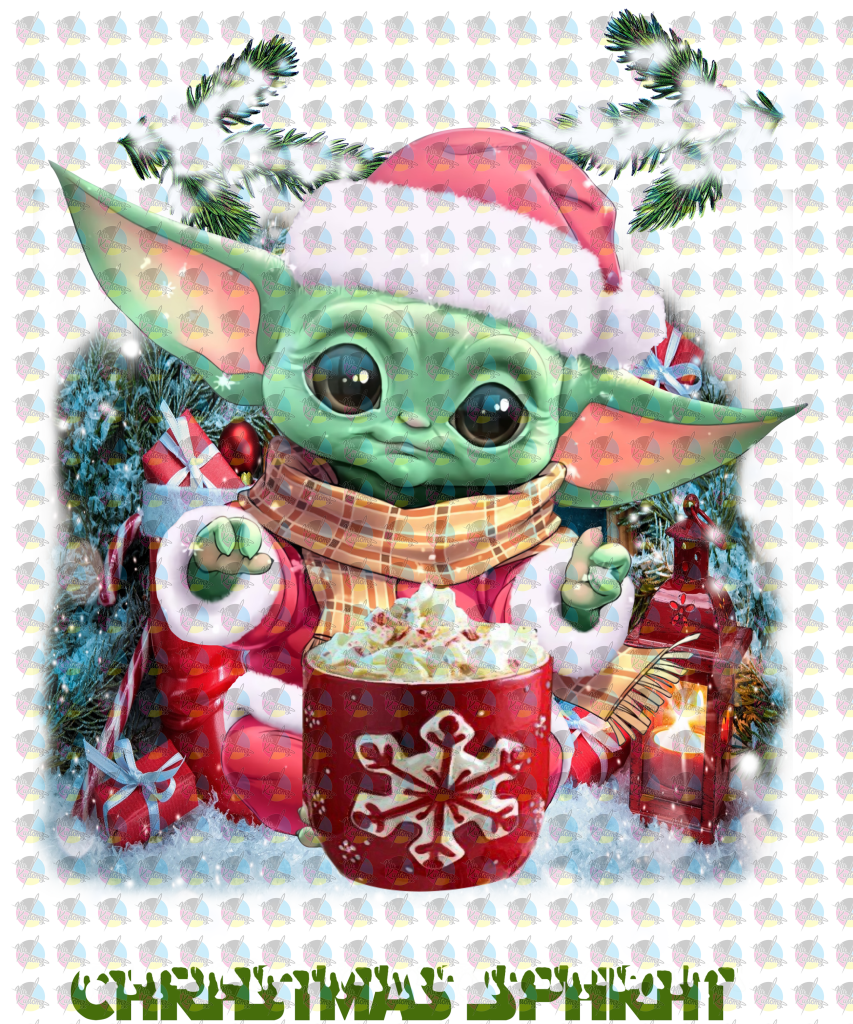 Rts Christmas Spirit Glitter Dream Transfer Plastisol