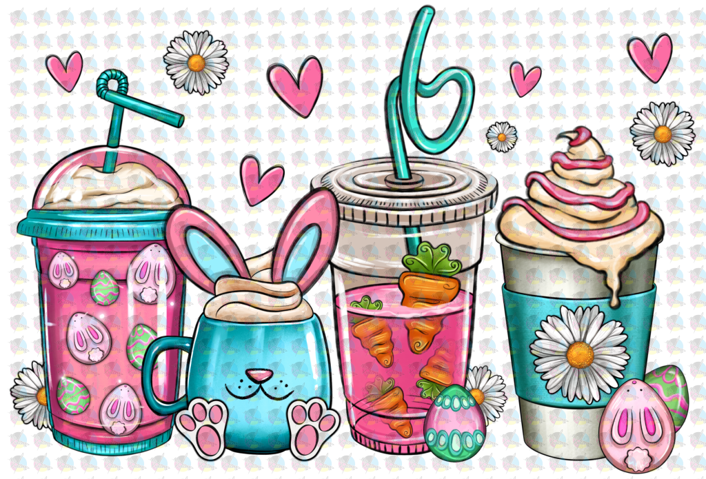Rts Easter Cups Non-Glitter Dream Transfer