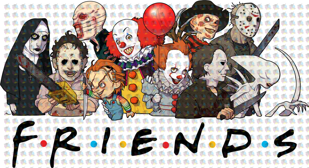 Rts Horror Friends 2 Non-Glitter Dream Transfer Plastisol