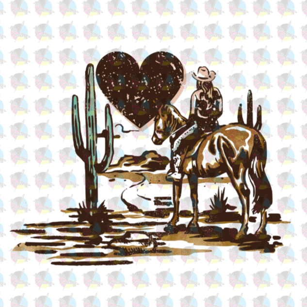 Rts I Got A Heart Like W/Pocket Clear Film Screen Print Transfer