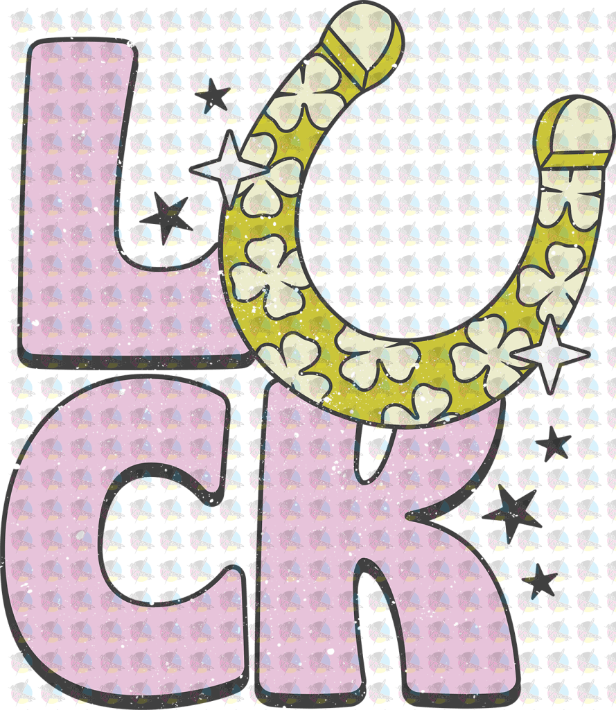 Rts Luck Glitter Dream Transfers Screen Print Transfer