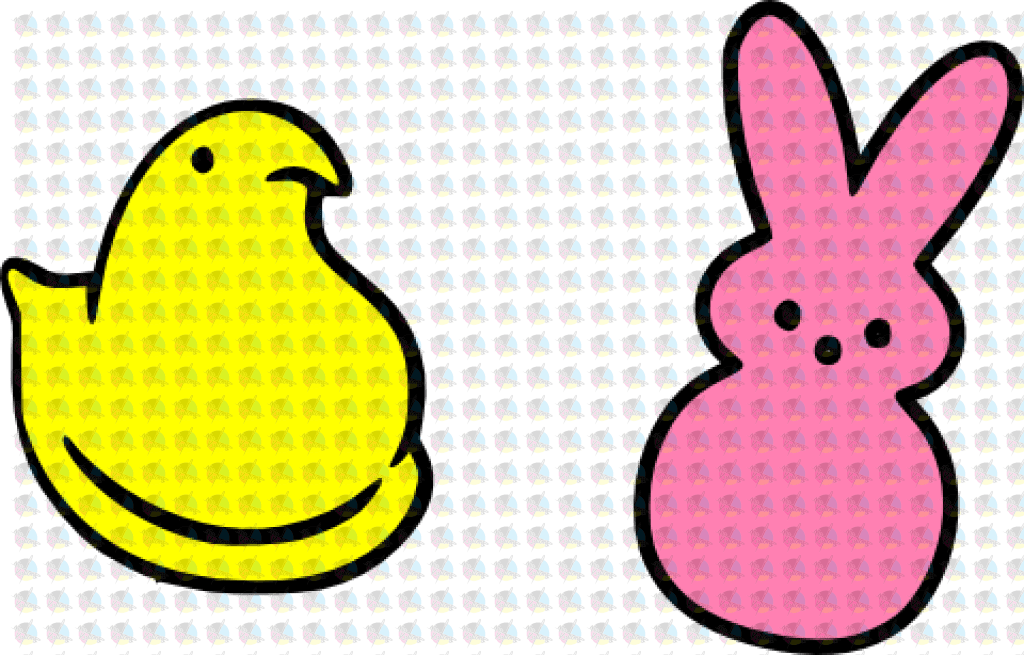 Rts Naughty Peeps W/ Pocket Glitter Transfer
