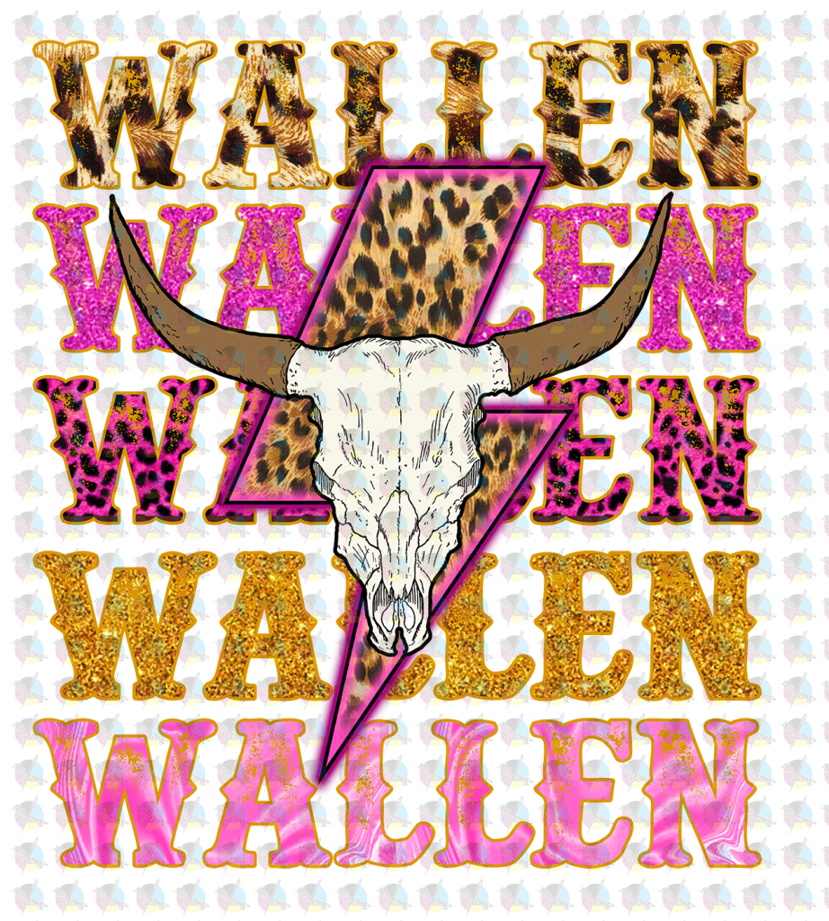 Rts Pink Wallin Glitter Dream Transfers