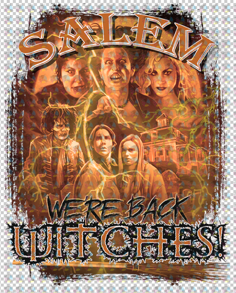 Rts Salem Were Back Glitter Dream Transfer Plastisol
