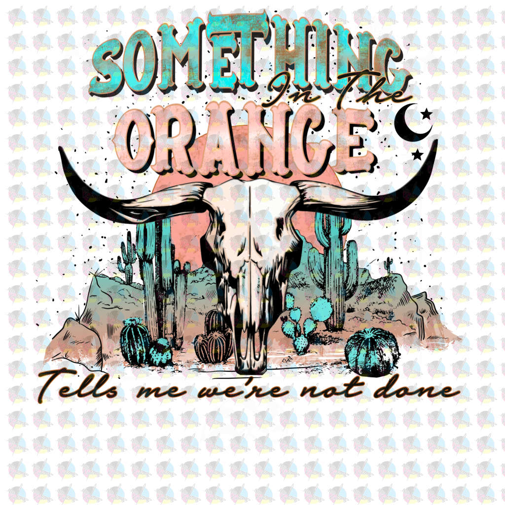 Rts Something Orange Glitter Dream Transfer