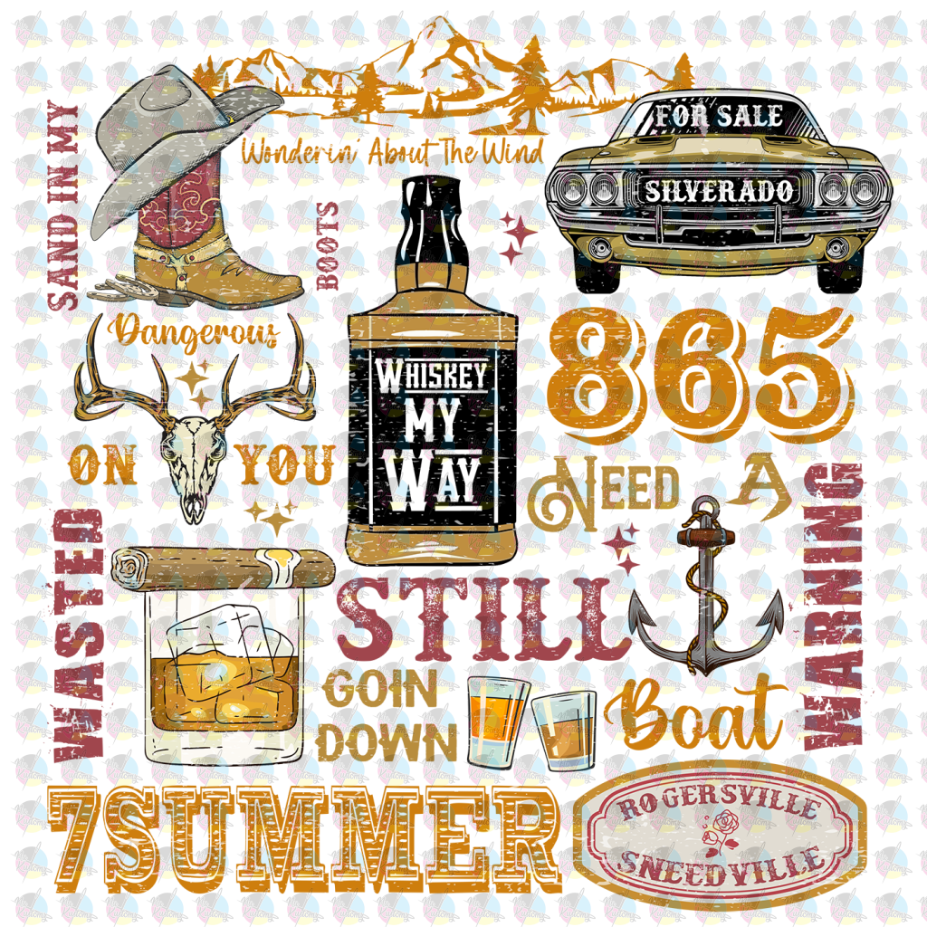 Rts Wallin Songs Non-Glitter Dream Transfers