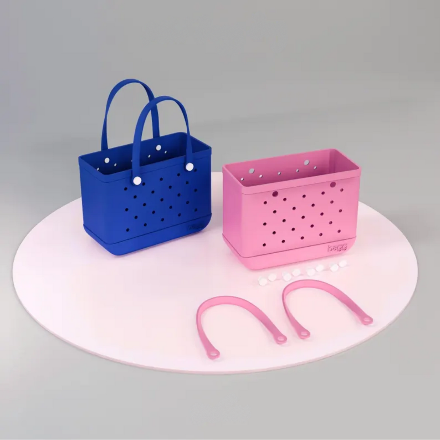 Mini Tote Bag Keychain Classic Pattern – 3D Printed Charm, Purse Accessory, Gift Idea, Bag-Inspired Key Ring