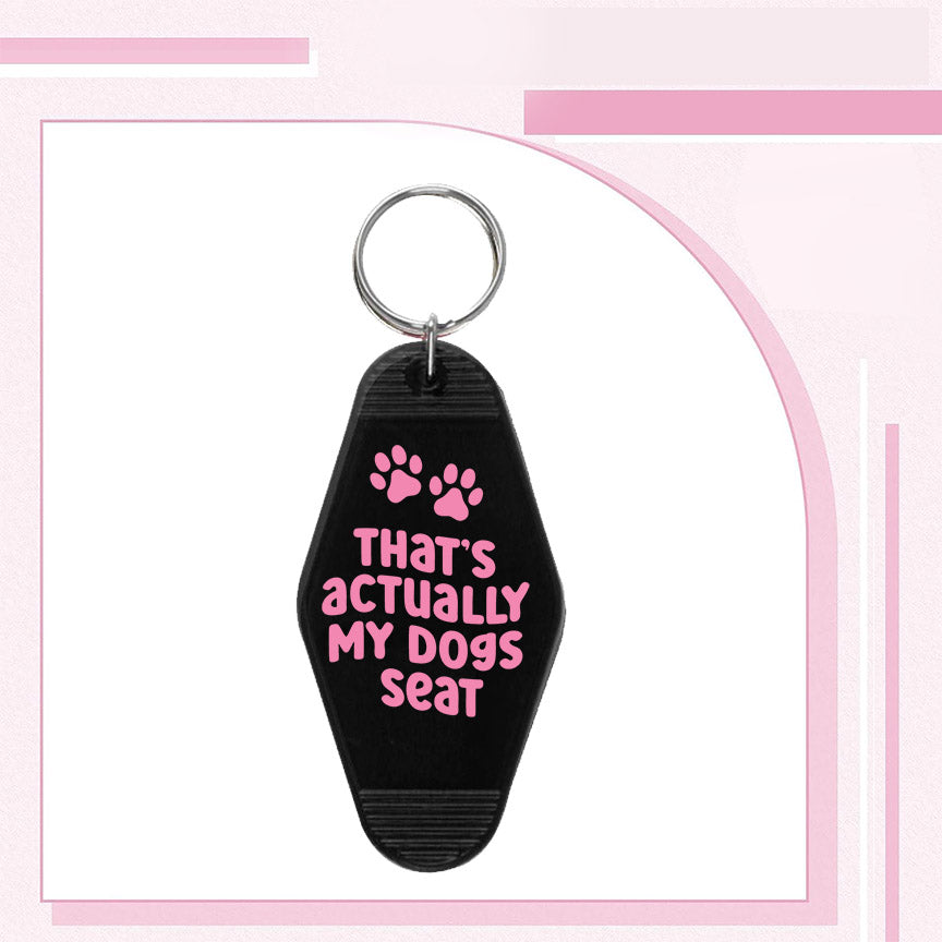 RTS "DOG SEAT" MOTEL KEYCHAIN UVDTF TRANSFERS - Nu Kustomz llc