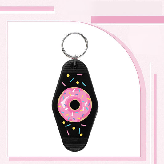 RTS "DONUT" MOTEL KEYCHAIN UVDTF TRANSFERS - Nu Kustomz llc