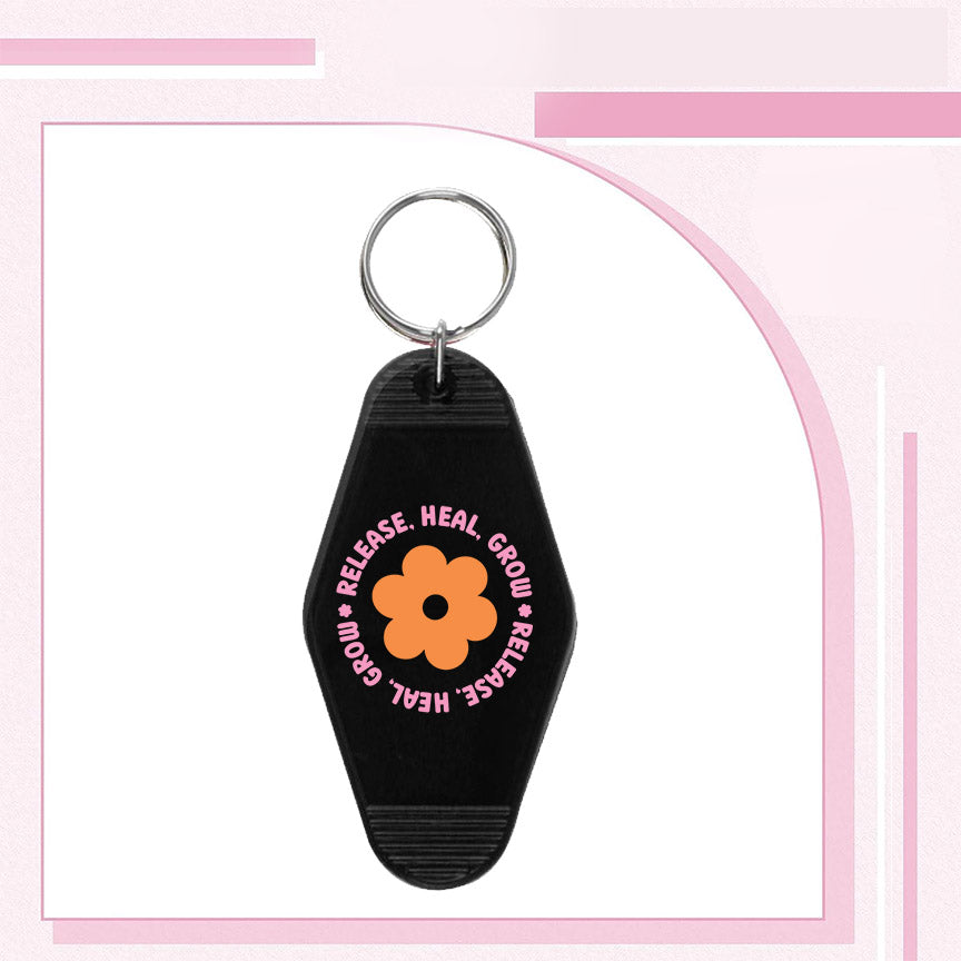 RTS "HEAL GIRL" MOTEL KEYCHAIN UVDTF TRANSFERS - Nu Kustomz llc