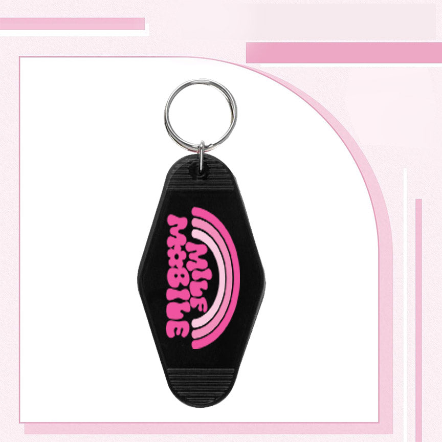 RTS ""MILF MOBILE" MOTEL KEYCHAIN UVDTF TRANSFERS - Nu Kustomz llc