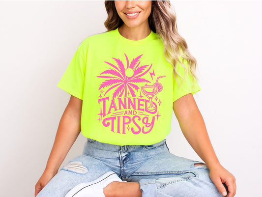 RTS |NEON PINK|TANNED AND TIPSY| HIGH HEAT SINGLE COLOR|