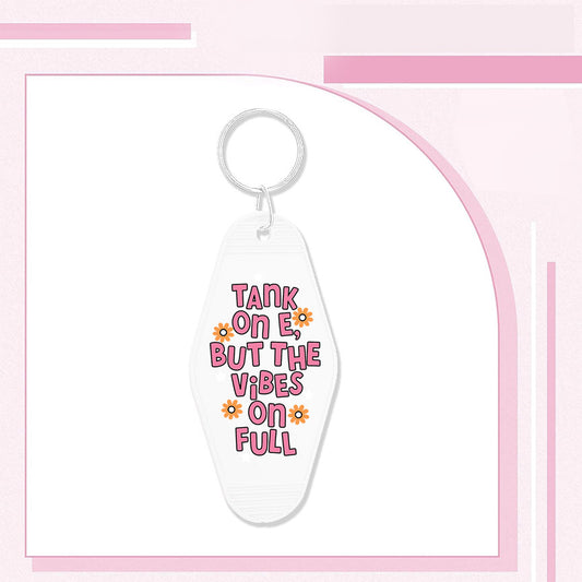 RTS "PINK TANK ON E" MOTEL KEYCHAIN UVDTF TRANSFERS - Nu Kustomz llc