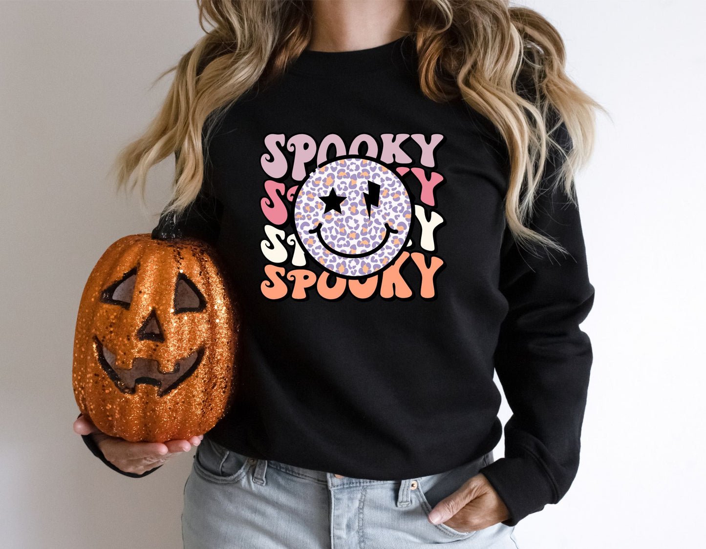 RTS Spooky Spooky Spooky Smiley Glitter Dream Transfer - Nu Kustomz llc