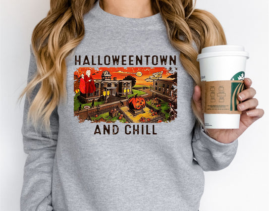 RTS Halloweentown and Chill Glitter Dream Transfer - Nu Kustomz llc