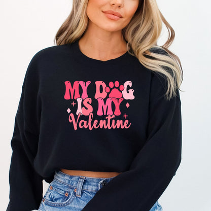 RTS My Dog is My Valentine Glitter Dream Transfer - Nu Kustomz llc