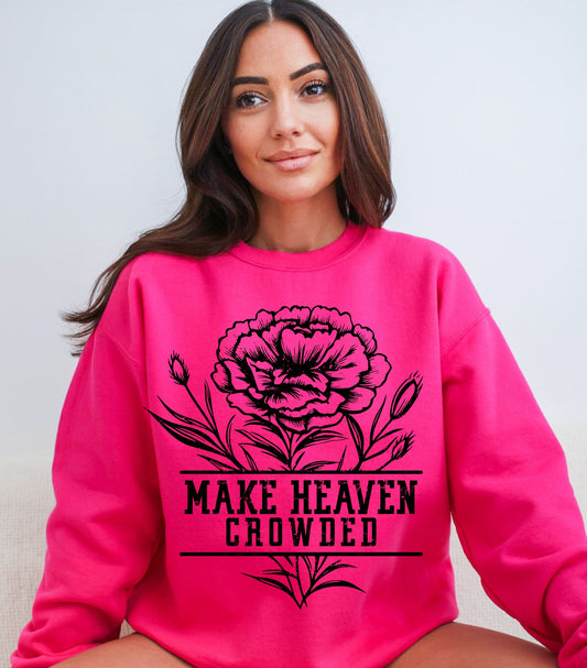 RTS |NEON PINK|MAKE HEAVAEN CROWED| HIGH HEAT SINGLE COLOR|