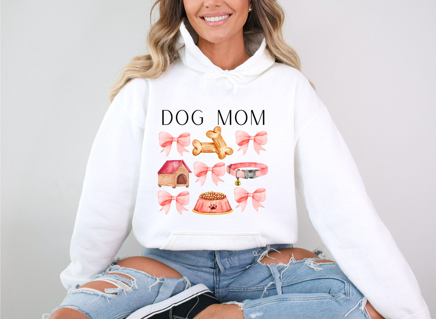 RTS* DOG MOM COLLAGE*  GLITTER CLEAR FILM SCREEN PRINT TRANSFER