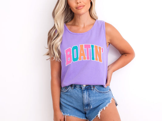 PRE-ORDER*BOATIN * GLITTER CLEAR FILM SCREENPRINT TRANSFER