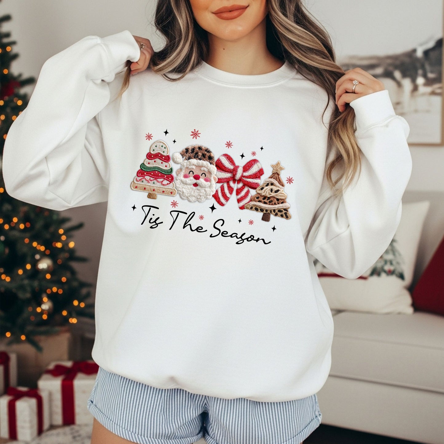 RTS*TIS THE SEANON YARN *GLITTER CLEAR FILM SCREEN PRINT TRANSFER