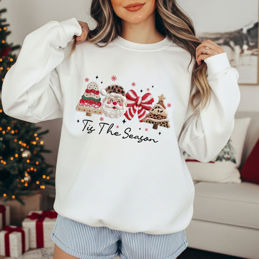 RTS*TIS THE SEANON YARN *GLITTER CLEAR FILM SCREEN PRINT TRANSFER