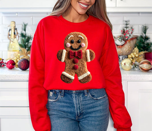 RTS*GINGER BREAD YARN*GLITTER CLEAR FILM SCREEN PRINT TRANSFER