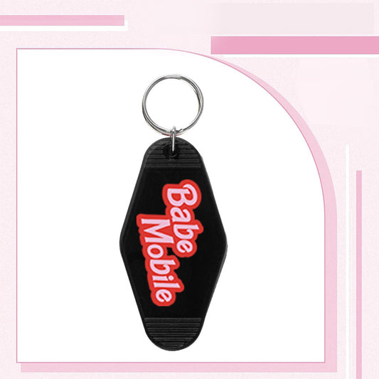 RTS "BABE MOBILE" MOTEL KEYCHAIN UVDTF TRANSFERS - Nu Kustomz llc