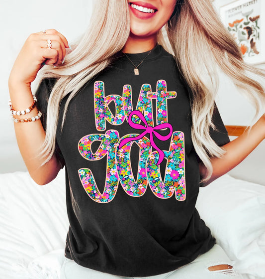 PRE-ORDER** BUT GOD* GLITTER CLEAR FILM SCREENPRINT TRANSFER