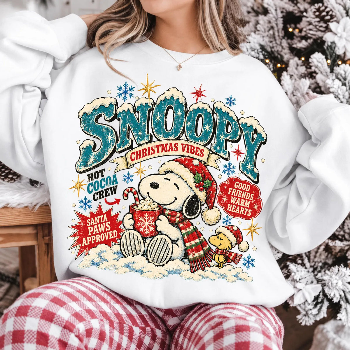 PRE-ORDER *SNOOP CHRISTMAS VIBES* GLITTER CLEAR FILM SCREENPRINTS