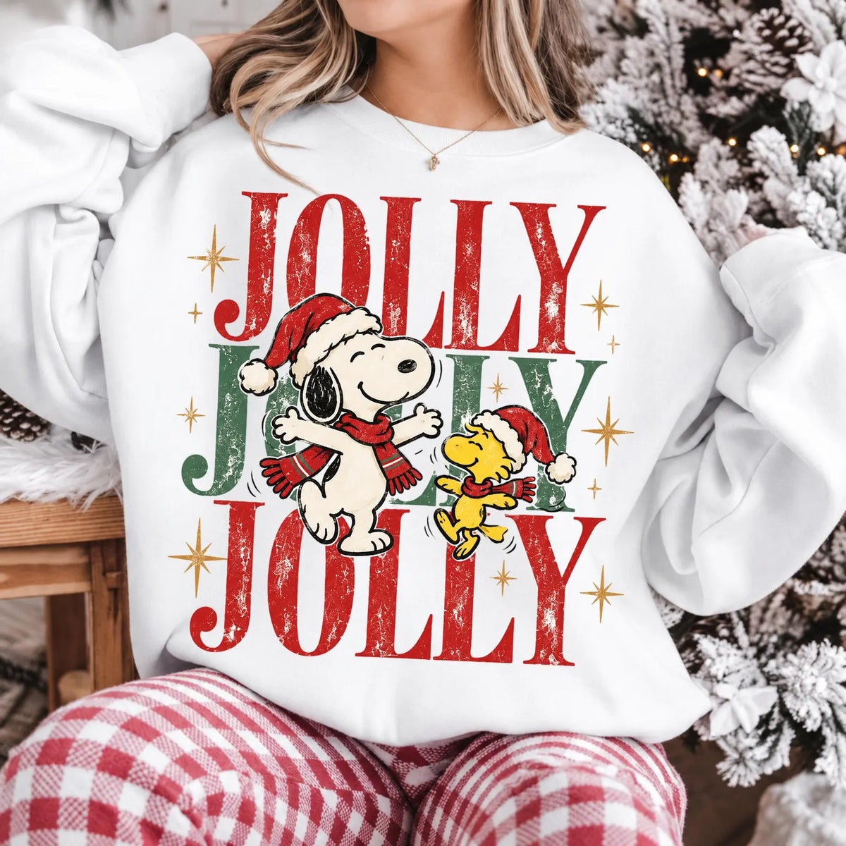 PRE-ORDER *JOLLY PEANUTS* GLITTER CLEAR FILM SCREENPRINTS