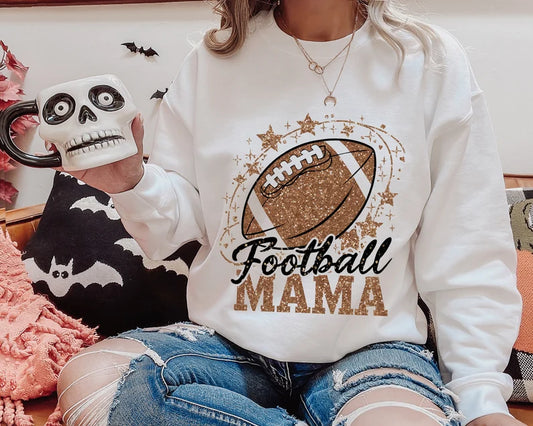 GLITTER CLEAR FILM **FOOTBALL MAMA STARS **