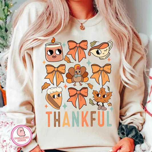 ** THANKFUL COQUETTE** GLITTER CLEAR FILM TRANSFER