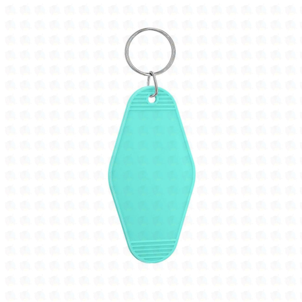 Motel Keychain Blanks Cyan