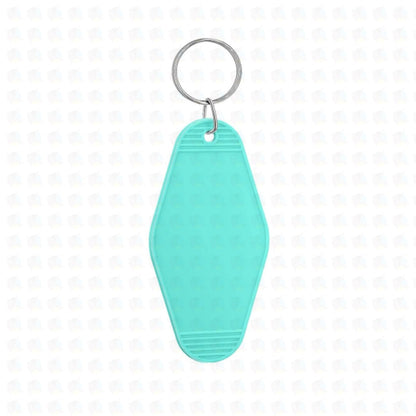 Motel Keychain Blanks Cyan