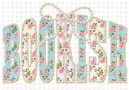 PRE- ORDER** BOOKISH ** GLITTER CLEAR FILM SCREEN PRINT TRANSFER **