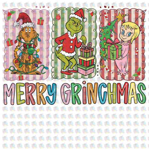 PRE-ORDER *CHRISTMAS HIGHLAND COW WITH BOW* GLITTER CLEAR FILM SCREENPRINT TRANSFER