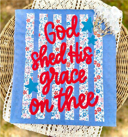 PRE- ORDER**GOD IS GOOD PINK** GLITTER CLEAR FILM SCREEN PRINT TRANSFER **