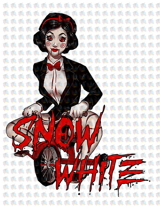 Pre-Order Horror Princess Snow ** Thin Matte Clear Film Transfer