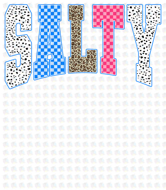 PRE- ORDER**SALTY DOTS ** GLITTER CLEAR FILM SCREEN PRINT TRANSFER **