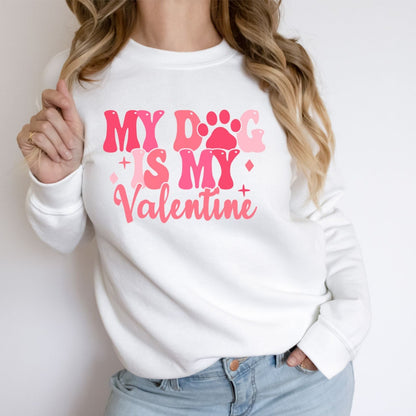 RTS My Dog is My Valentine Glitter Dream Transfer - Nu Kustomz llc