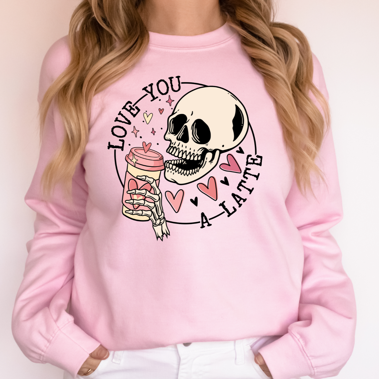 RTS Love You A Latte Skull NON-Dream Transfer - Nu Kustomz llc